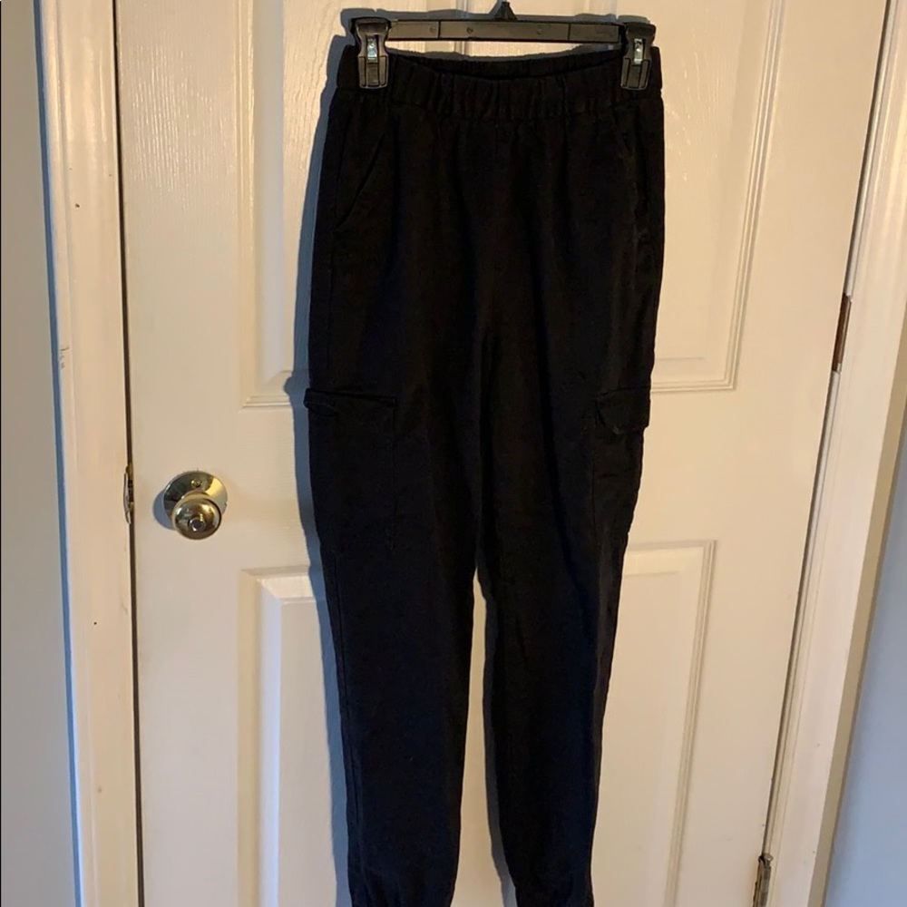 H&M black cargo pants